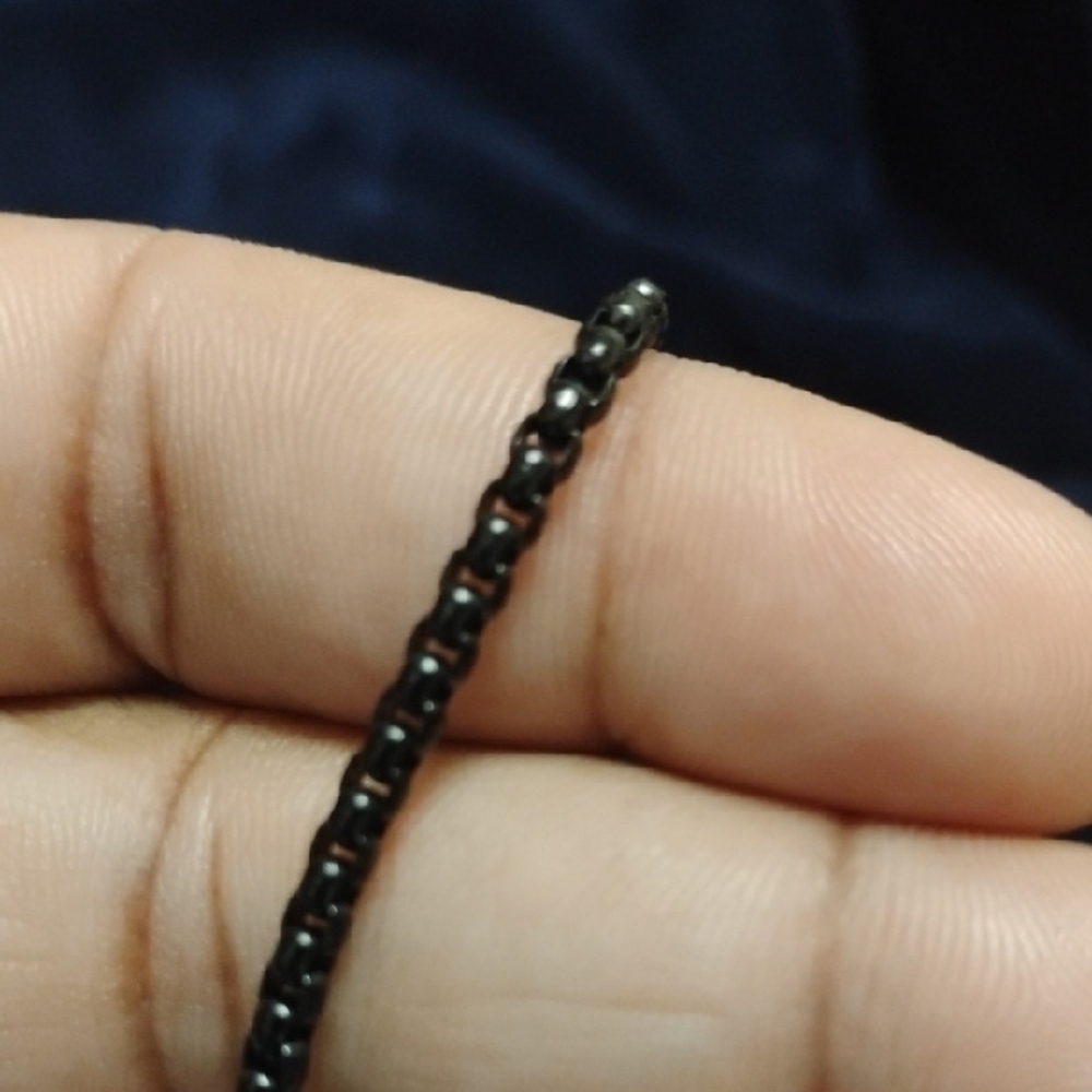 Silver Cross Pendant Necklace - Picture 4 of 4